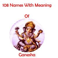 108 Names Of Ganesh
