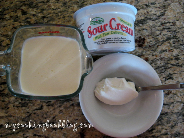 Как се прави заквасена сметана (sour cream) чрез подквасване: