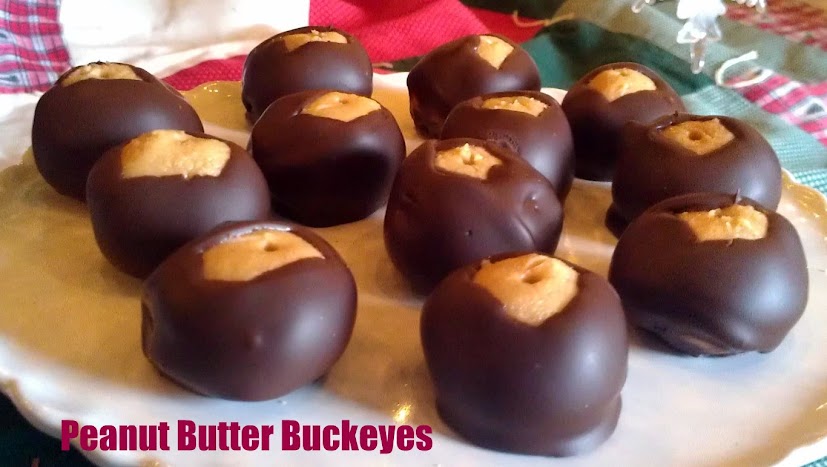 Christmas Recipes - Peanut Butter Buckeyes