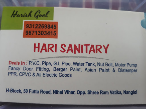 Amba Sanitary Store, RZ/G, 50 Feet Rd, Nihal Vihar, Nangloi, Delhi, 110041, India, Toiletries_Store, state UP