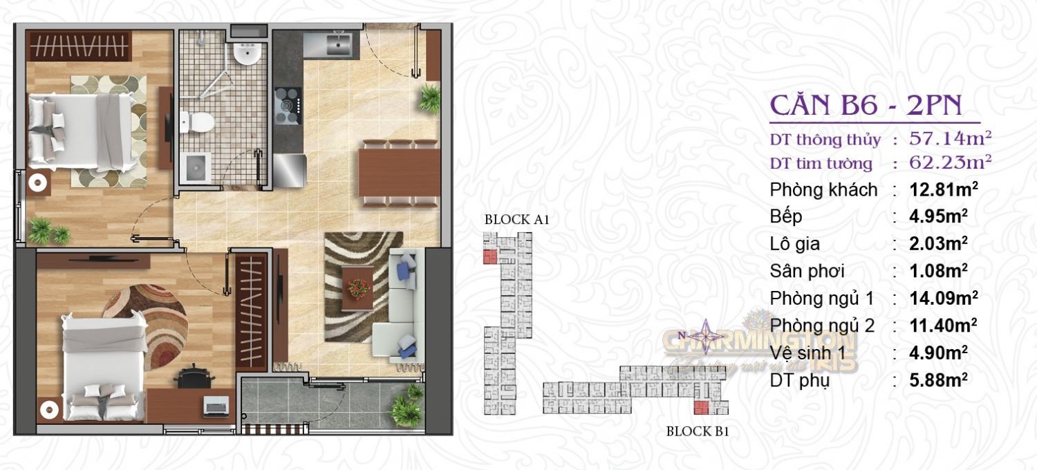 Charmington Iris là lựa chọn phù hợp nhất cho nhiều nhóm đối tượng khách hàng Charmington Iris là lựa chọn phù hợp nhất cho nhiều nhóm đối tượng khách hàng