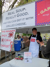 Eat Mobile 2013 food cart festival Willamette Week Portland Garcelon's Soup & Grilled Cheese spicy crab chowder
