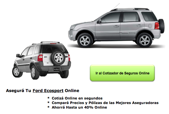 Seguros de Auto para Ford Ecosport