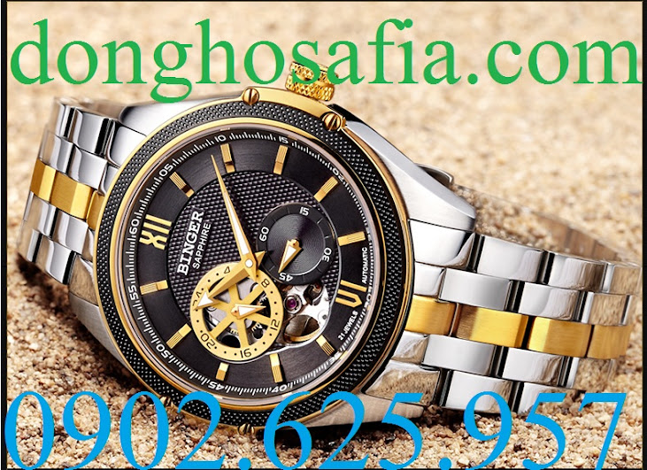 Đồng hồ nam cơ Binger B1165G BG012