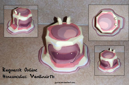 Baby Vanilmirth Papercraft