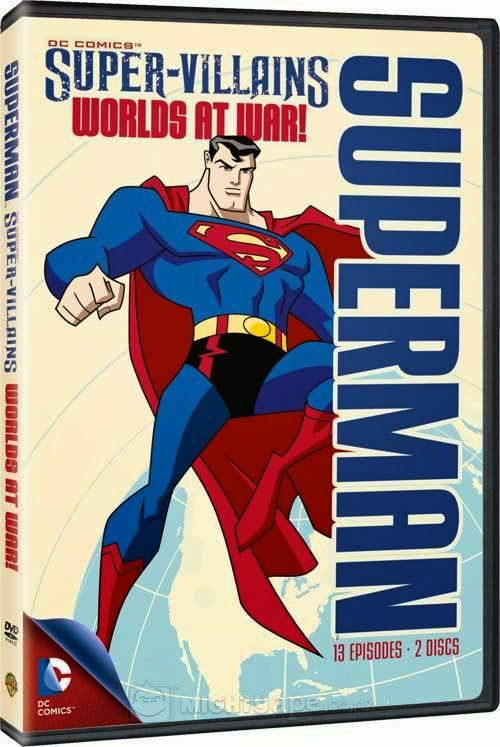Filme Poster Superman Super Vilões: Mundos em Guerra Disco 1 DVDRip XviD & RMVB Dublado