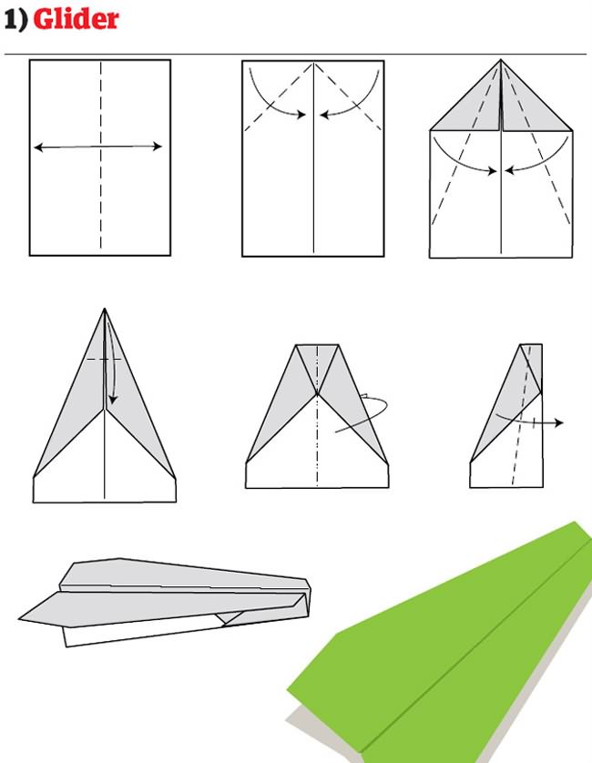 12 formas para hacer aviones de papel 1