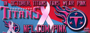 Tennessee Titans Breast Cancer Awareness Pink Facebook Cover Photo