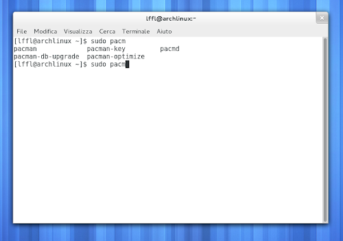 Arch Linux bash-completion