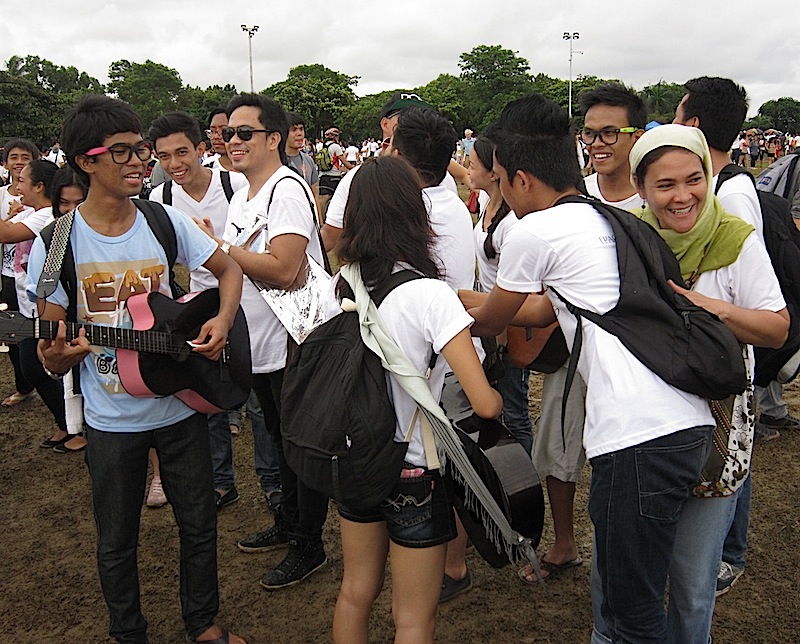 at the Million People March in Luneta