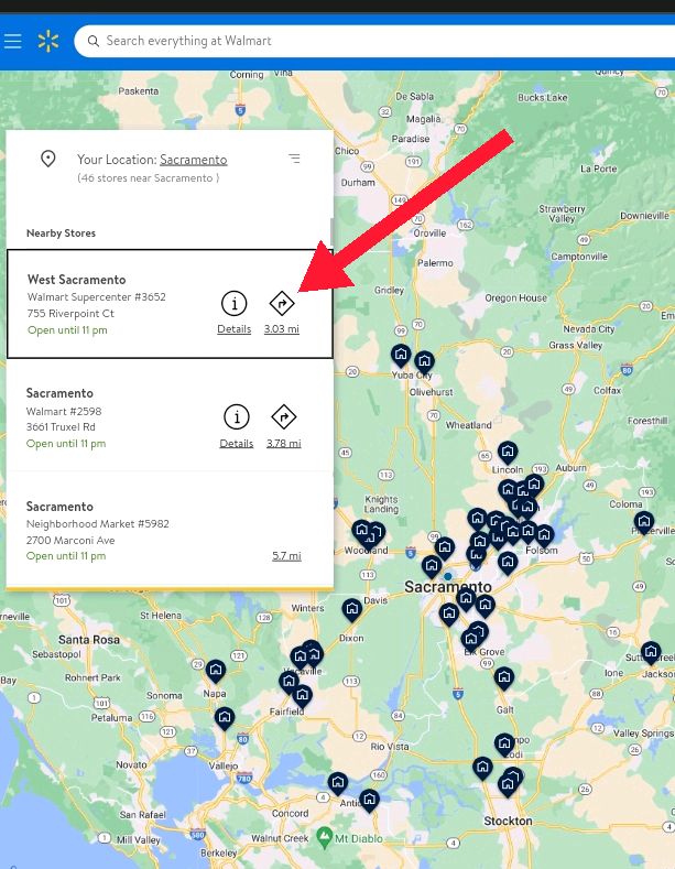 How to locate the Walmart store near you using the Walmart store finder-5