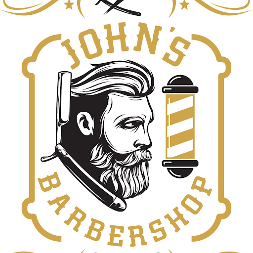 JOHN'S BARBER SHOP logo