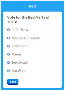 Club Penguin: New Penguin Poll: Best Party of 2013