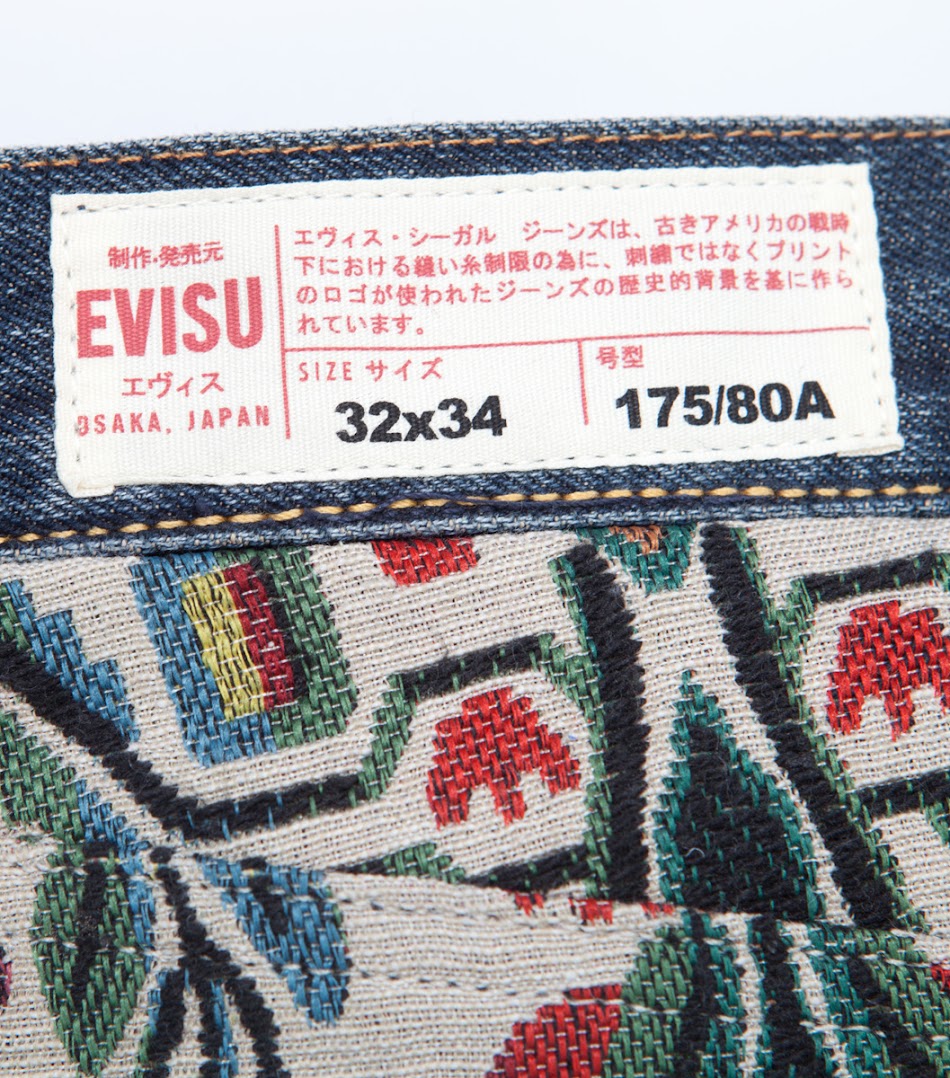 ＊EVISU x CLOT Case Study 001：限量民族風水洗丹寧褲！ 2