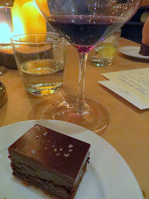 A Grand Feast of Oregon, by Hawks View Cellars and Irving St Kitchen: Pairing 6 of Chocolate Torte with 2011 Hawks View California Syrah