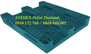 Pallet nhựa mở 3 thanh chặn lưu kho Pallet nhựa mở 3 thanh chặn lưu kho