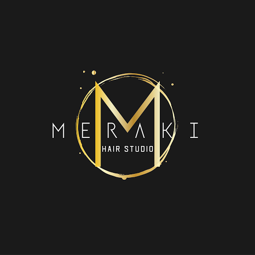 Meraki Hair studio logo