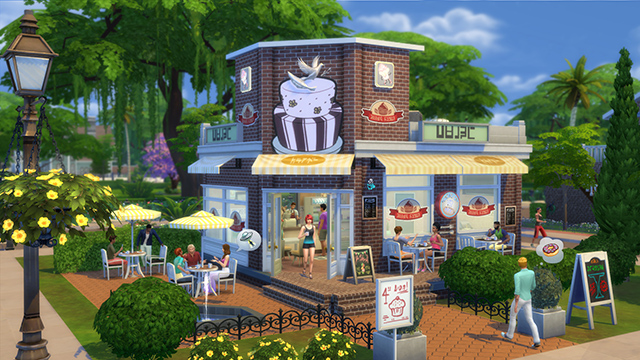 De Sims 4 Aan het Werk winkel