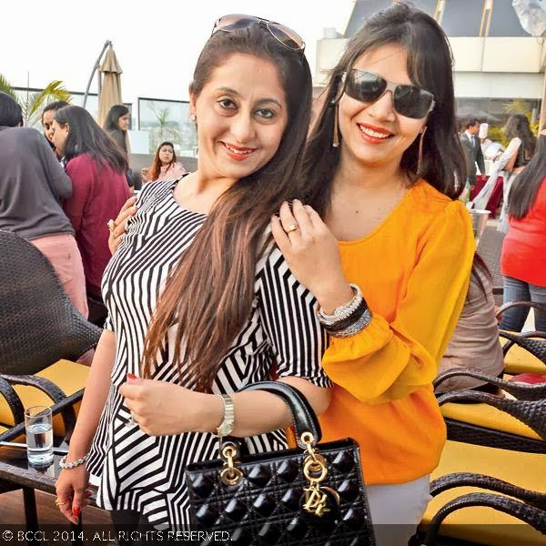 Preeti Anand and Aditi Rastogi at Swati Bhatia's birthday party, held in Lucknow.