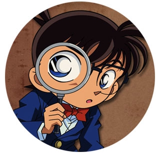 Thông tin về nhân vật chính Kudo Shinichi và những phụ kiện của Conan Circle-01