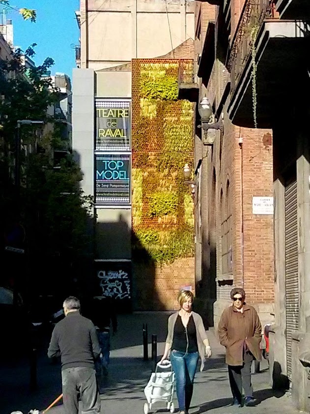 jardín vertical en Barcelona