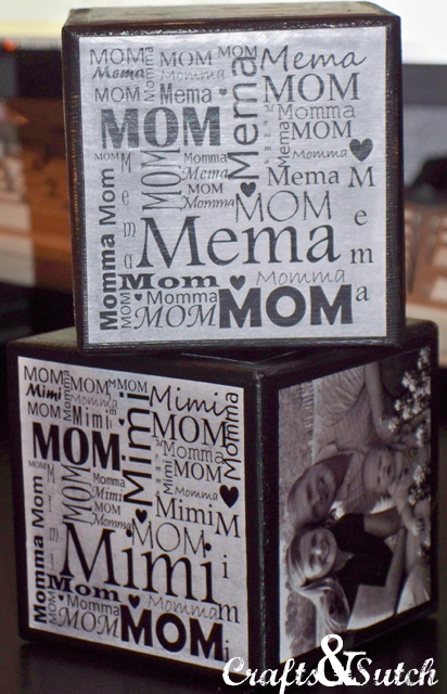Mother's Day photo cube