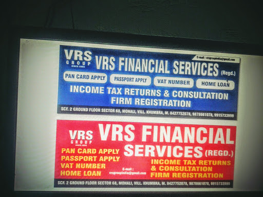 VRS GROUP FINANCIAL SERVICES OFFICE, S A S Nagar, Sector 68, Sahibzada Ajit Singh Nagar, Punjab 160062, India, Tax_Lawyer, state PB