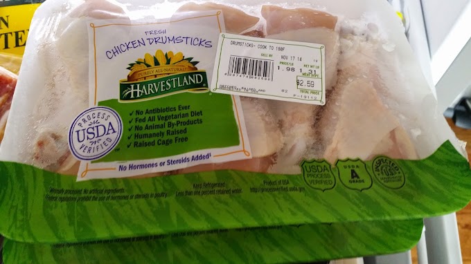 $1.59 HarvestLand All Natural Fresh Chicken DrumSticks at Walmart With $1 Off Coupon HERE!