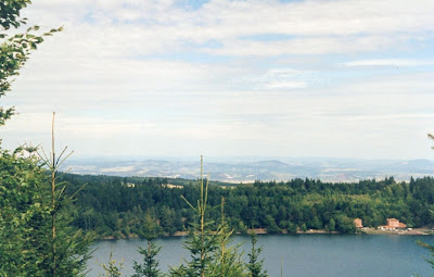 Panorama autour du lac, vue de haut