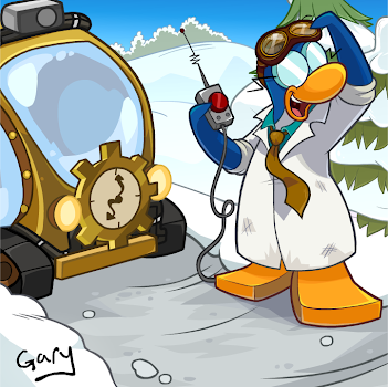 Club Penguin Gary Giveaway Background