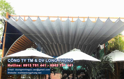 Mái che nhà hàng quận Phú Nhuận mai che nha hang quan phu nhuan
