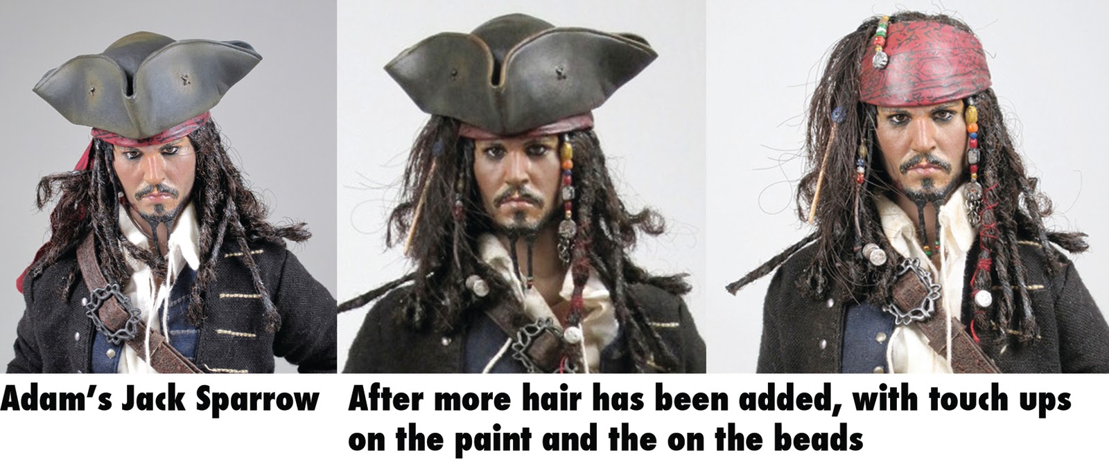 Greggo's customs and paint work: Custom Hot Toys Jack Sparrow