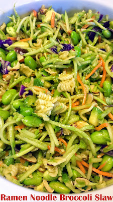 My take on Ramen Noodle Broccoli Slaw