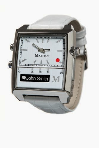 Martian Watches Passport SmartWatch (White/Silver/White)