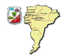 Mapa del departamento de San Vicente