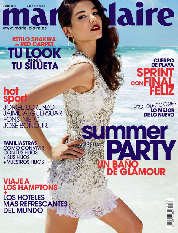 Sheila Marquez, portada de Marie Claire España (Julio 2011)