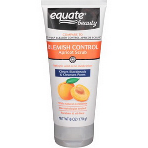 Sữa rửa mặt tẩy tế bào chết Equate Beauty Blemish Control Apricot Scrub của Mỹ