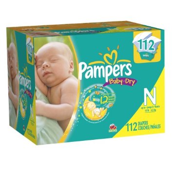 Pampers Baby Dry Diapers (Packaging May Vary)