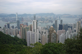view of Hong Kong from Victoria Peak