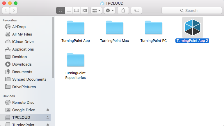 TurningPoint App Mac