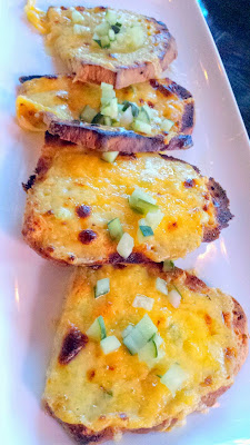 First National Taphouse Portland, Irish Rarebit, which is basically a beer cheese spread on bread and then broiled to melty goodness