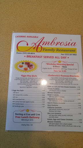 Restaurant «Ambrosia», reviews and photos, 11335 Starkey Rd, Largo, FL 33773, USA
