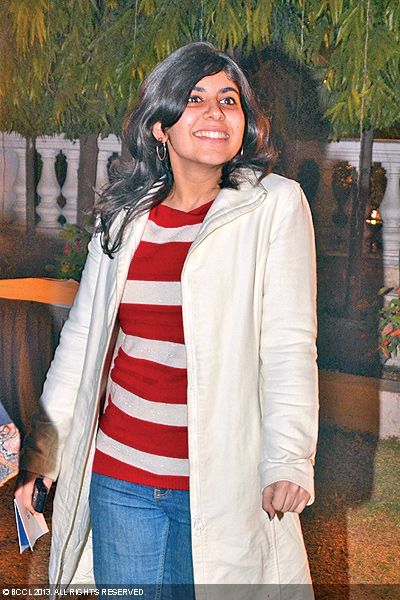 Dr. Avni Bhasin during the staging of the play 'Murder', held in Lucknow. 