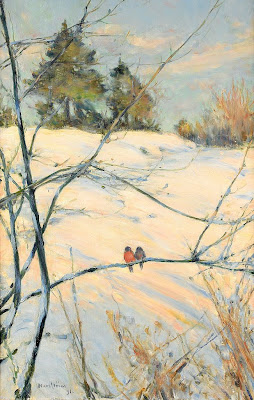 Karl Nordström - Winter Scene from Skansen