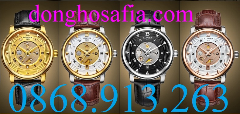 Đồng hồ nam cơ Binger B1105G