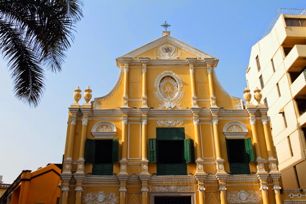 Old Portuguese Church Building at Macau
