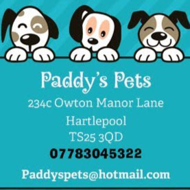 Paddy's Pets Feed Supplies logo
