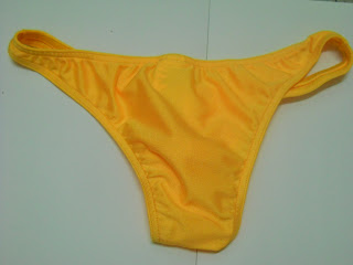 FASHION CARE 2U: UM069 Yellow Sexy Briefs Men's Bikini Underwear