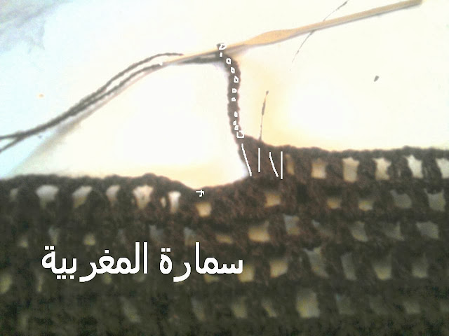 ورشة شال بغرزة العنكبوت لعيون الغالية سلمى سعيد Photo6941