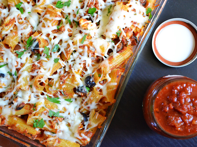 artichoke pasta bake